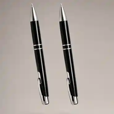 Personalized Premium Metal Ball Pen with Name Engraving – Black